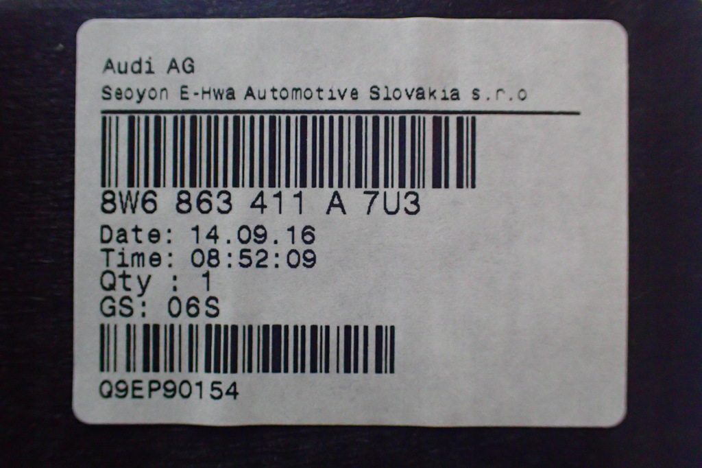 фото №8, ^^ audi a5 8w полка багажника 8w6863411a