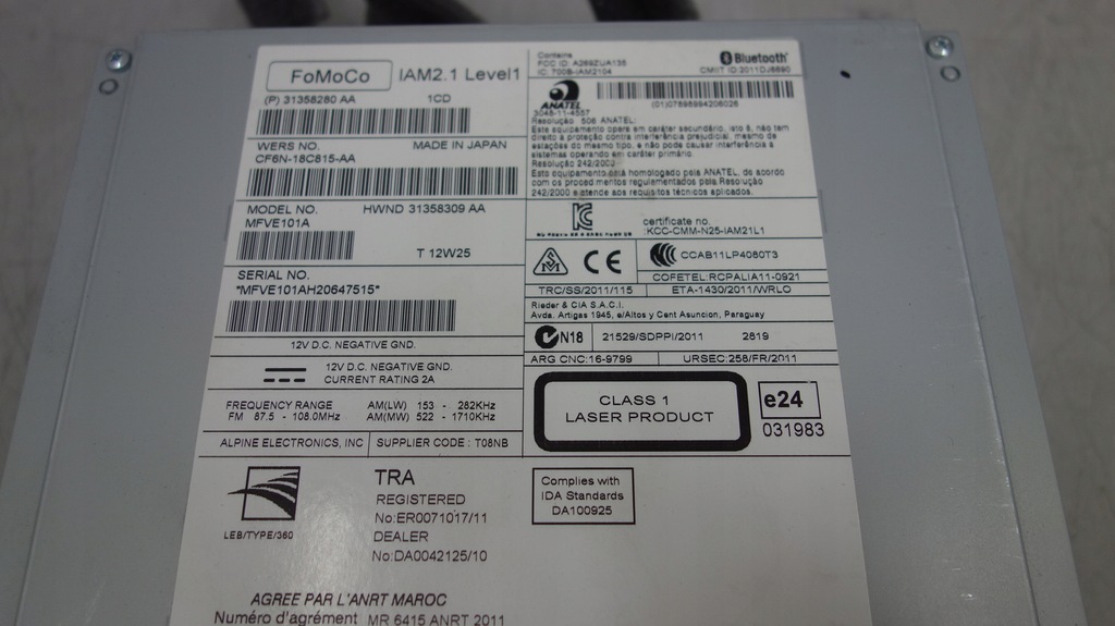 фото №2, Volvo радіо зчитувач 31358280aa