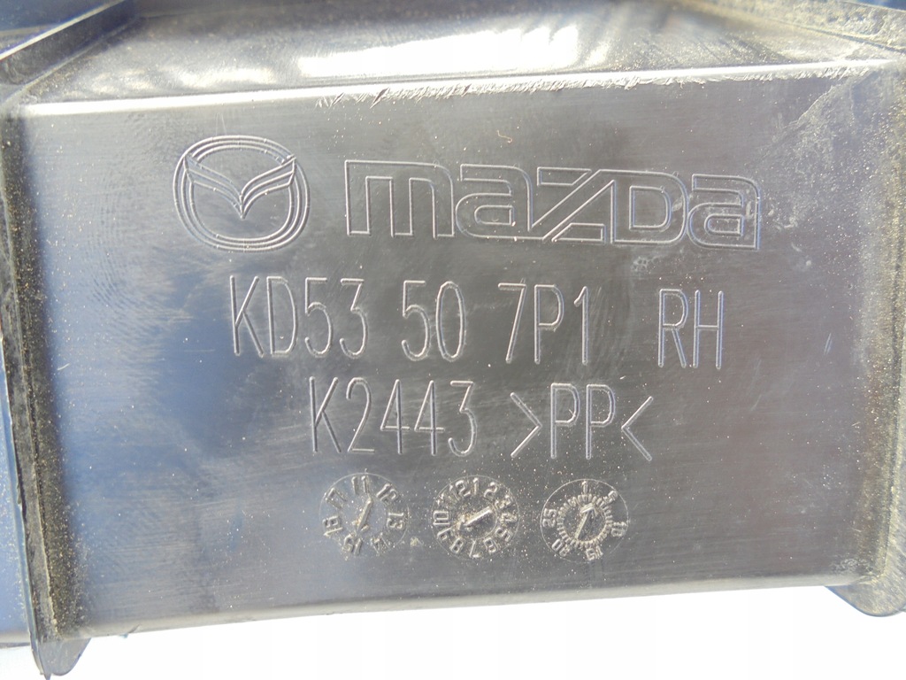 фото №13, Mazda cx5 cx-5 жабо пластиковый eu kd53507n1