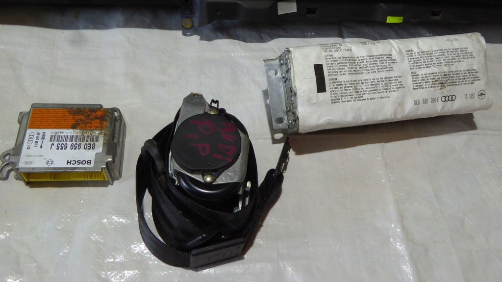 фото №5, Подушки безпеки панель приладів ремені audi a4 b6 b7 00-07 nieregener