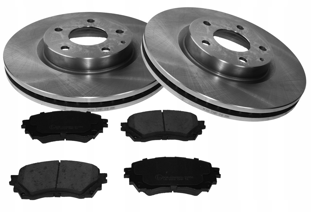 фото №1, Тормозные диски x2 + тормозные колодки перед do mazda cx-5 ke kf gh
