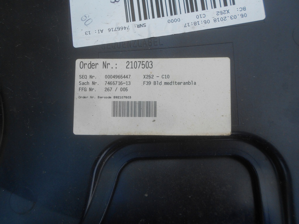 фото №4, Bmw x2 f39 18- накладка крышки крышка багажника задняя