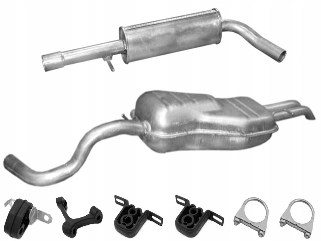 фото №1, Seat toledo ii 1.8 92 kw dwa глушители + max набор