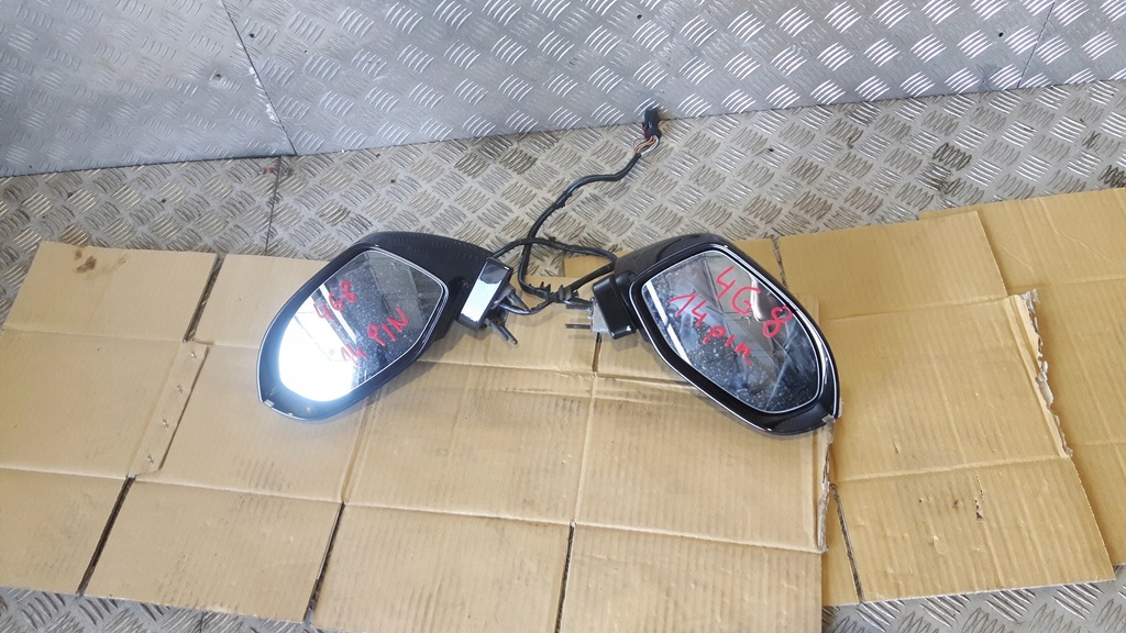 фото №1, Audi a7 4g8 дзеркало праве 14pin чорні