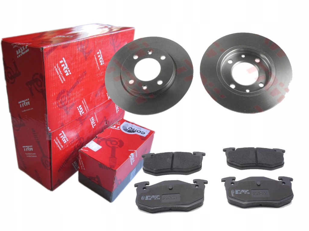 фото №1, Тормозные диски тормозные колодки trw задняя peugeot 106 206 306