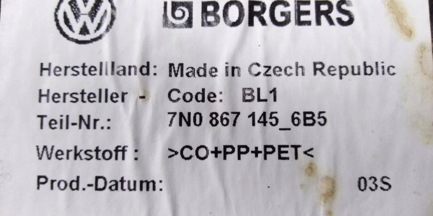 фото №6, Vw sharan 7n бардачок пол 7n0864091a