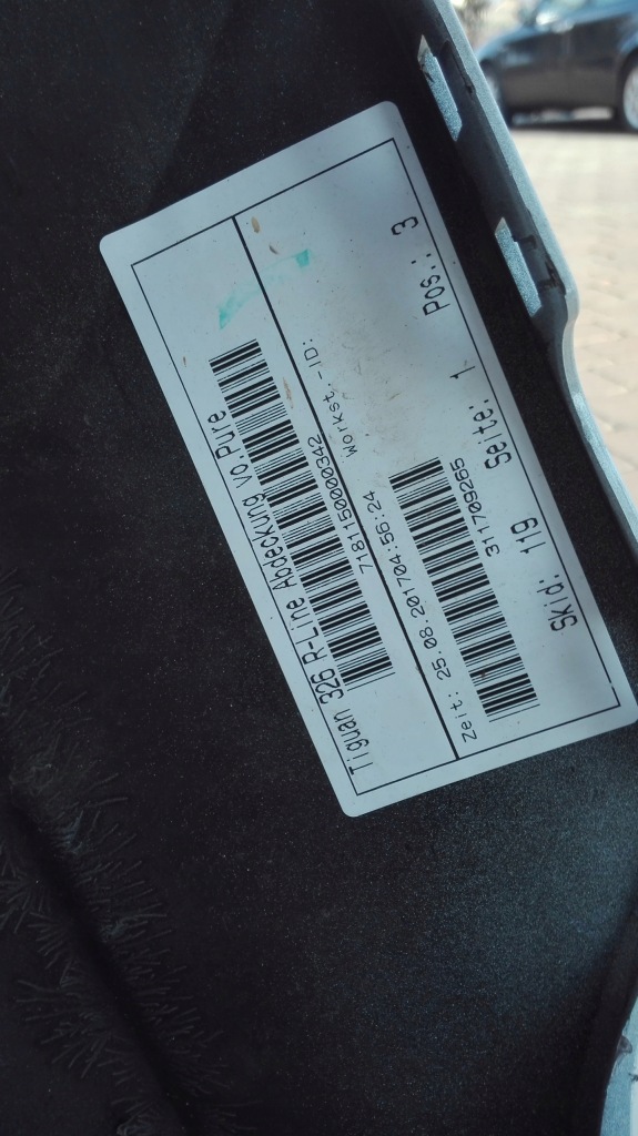 Vw tiguan ii r-line бампер перед Недорого