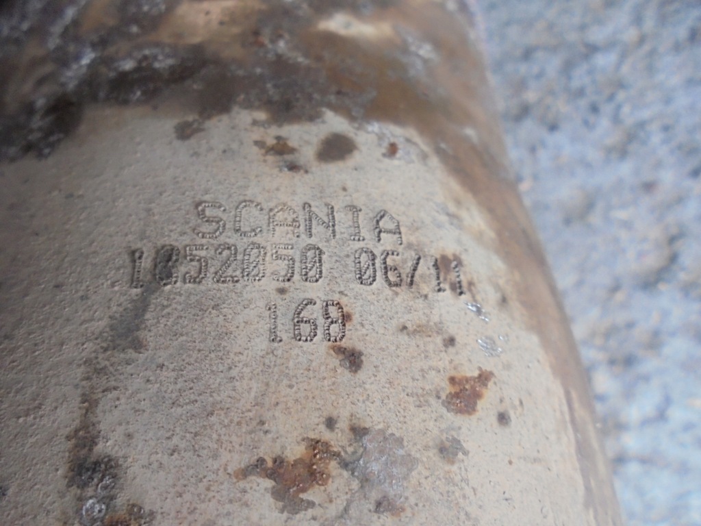 фото №2, Труба глушителя выхлопная scania r оригинальная