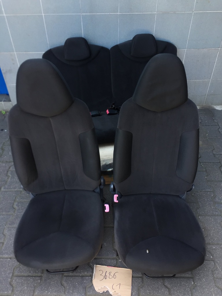 фото №1, Citroen c1 2005-2012 сидіння заднє сидіння комплект
