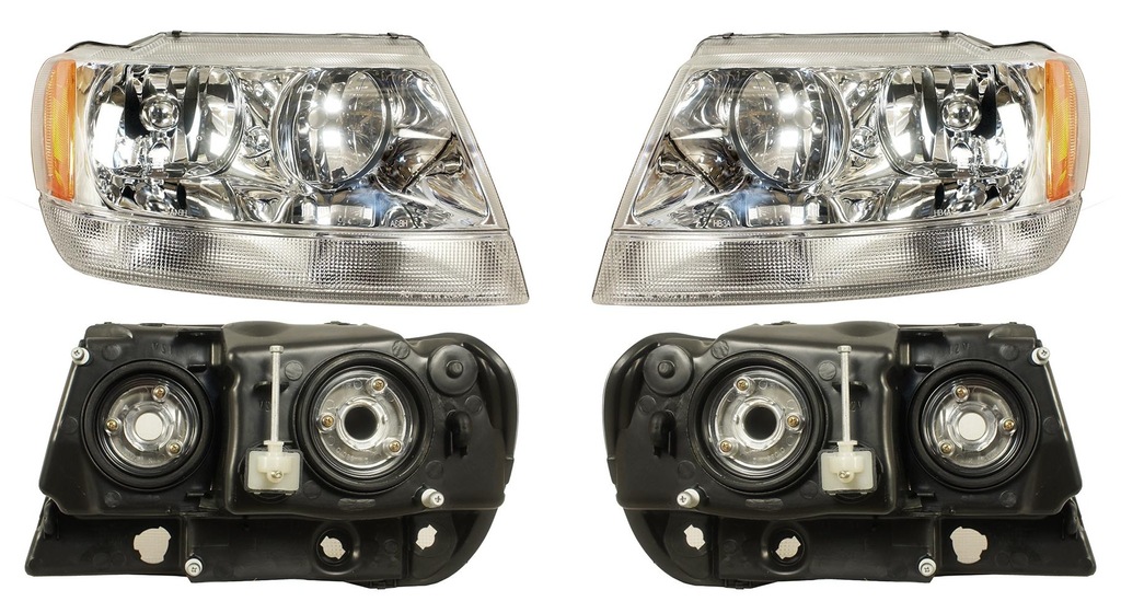 фото №1, Фары лампы jeep grand cherokee 99-05 europa