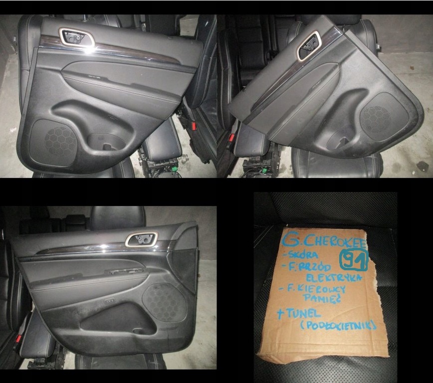 фото №4, Обивка кожа сиденья jeep grand cherokee