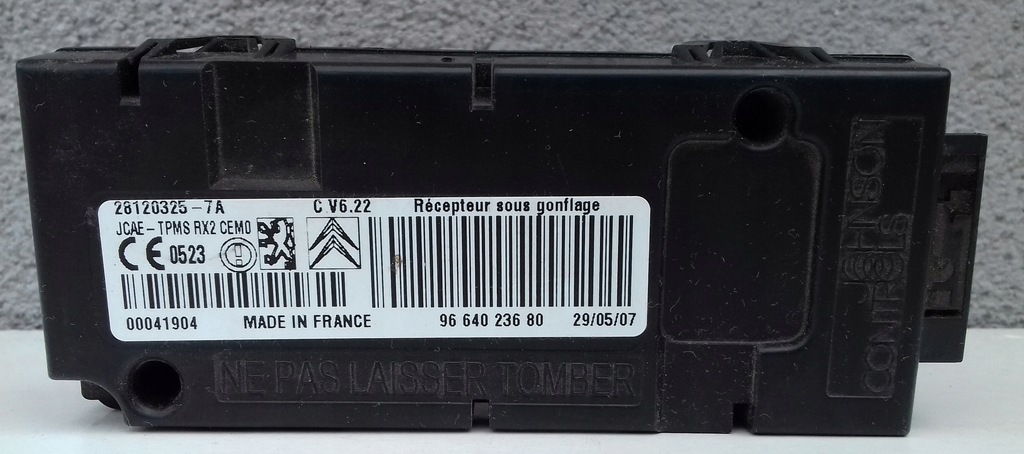 фото №1, Модуль давления шин peugeot 307 cc 9664023680