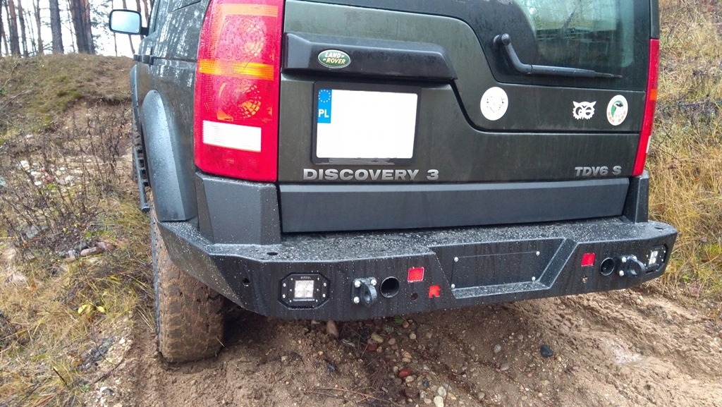 фото №6, Land rover discovery 3 i 4 бампер стальной задняя t