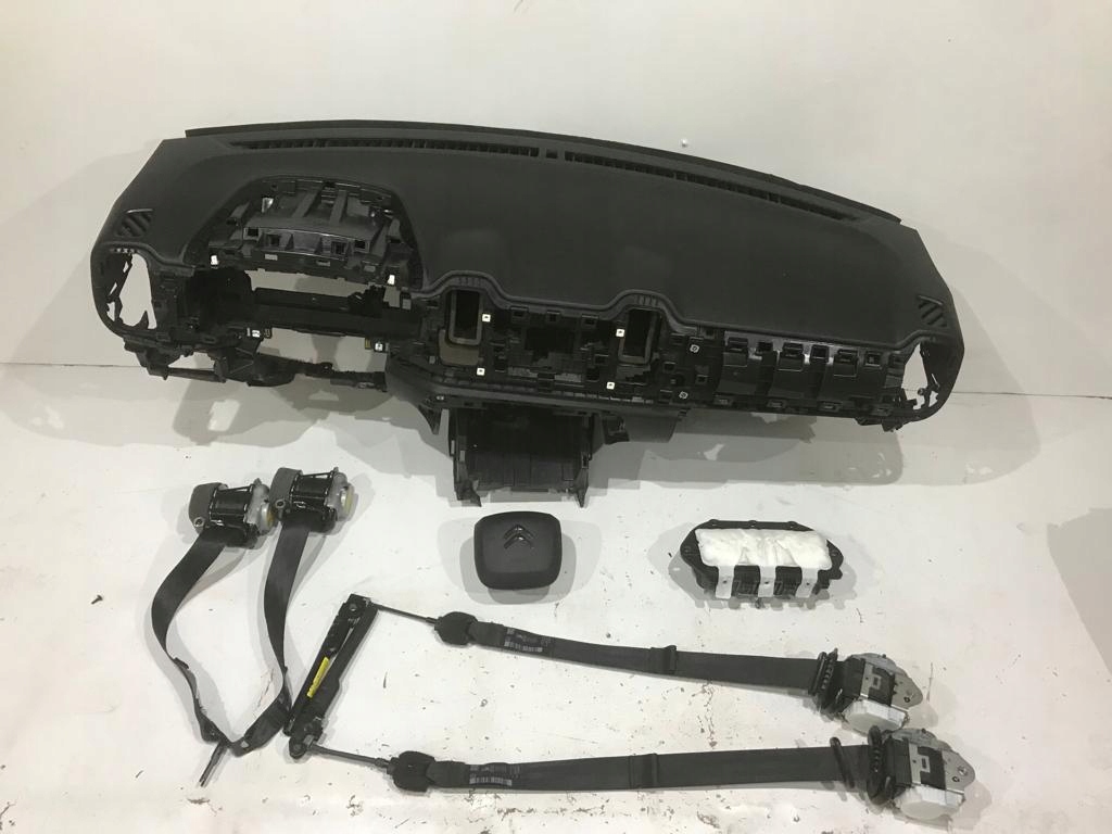 фото №6, Citroen c5 c 5 aircross панель приладів консоль подушка безпеки подушки безпеки ремені oryg демонтаж