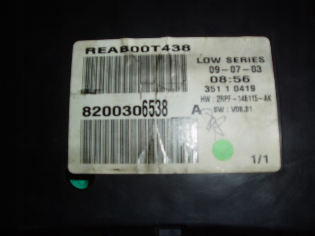 фото №2, Счетчик приборы megane ii 1.9 dci europa