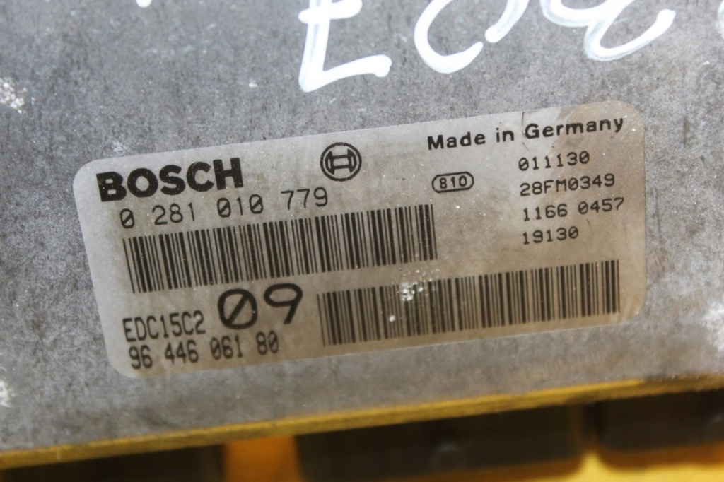 фото №6, Блок керування двигун peugeot 307 2.0 hdi 0281010779