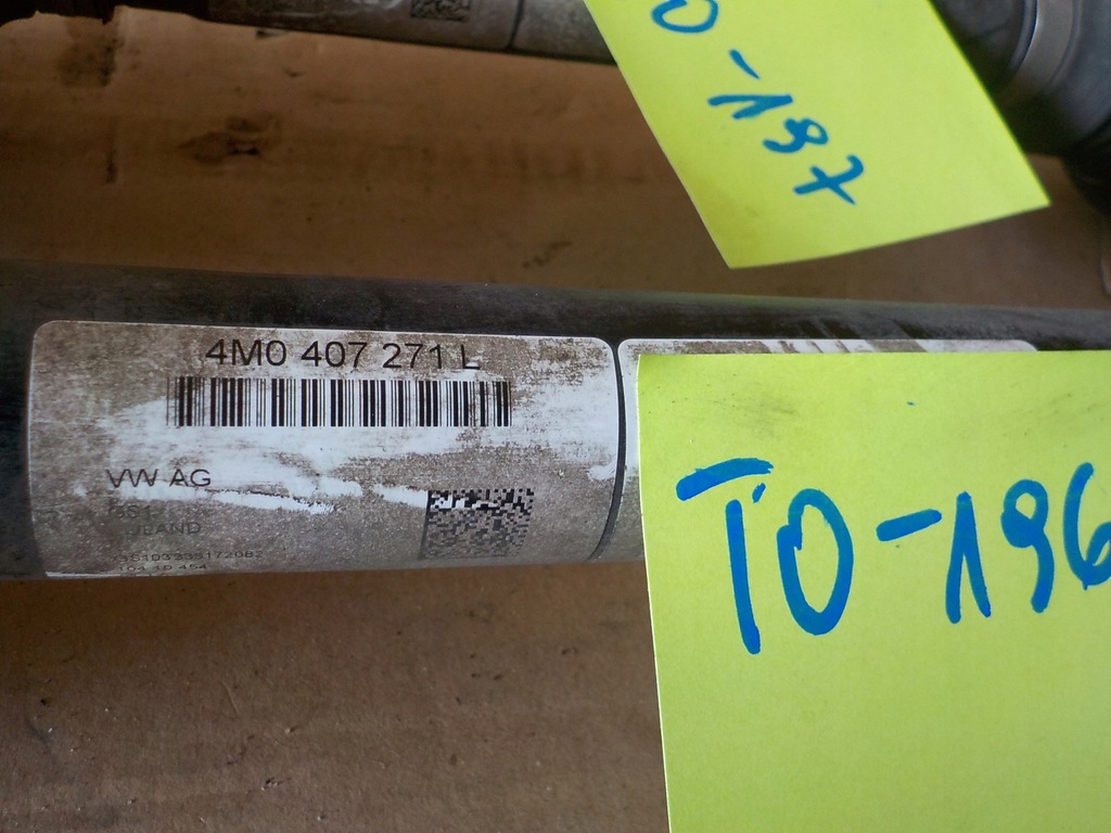 фото №8, Touareg iii 3.0tdi приводной вал приводная перед 4m0407271l