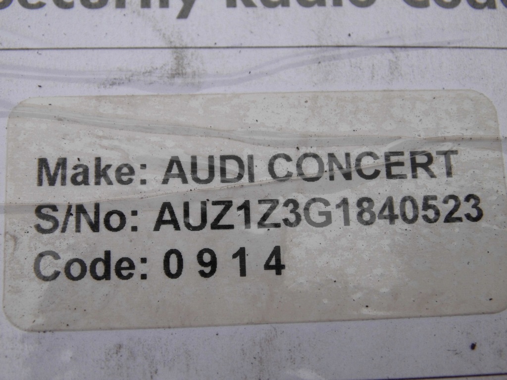 фото №8, Радіо audi concert 8j0035186j audi tt 8j kod-0914