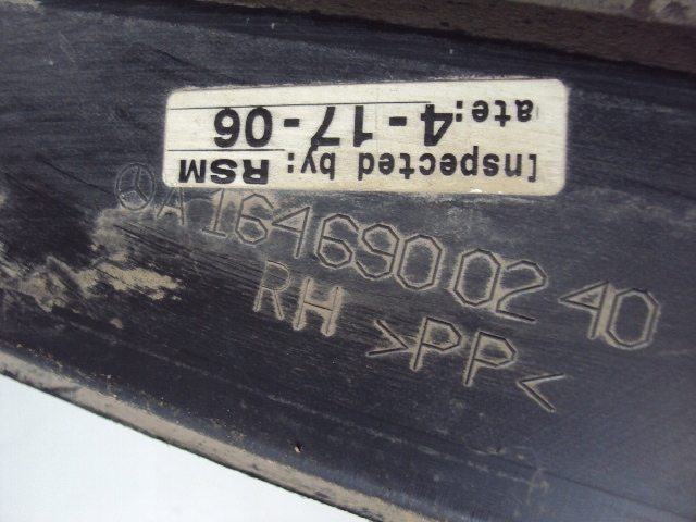 фото №6, Молдинг порог правая порог mercedes ml w164