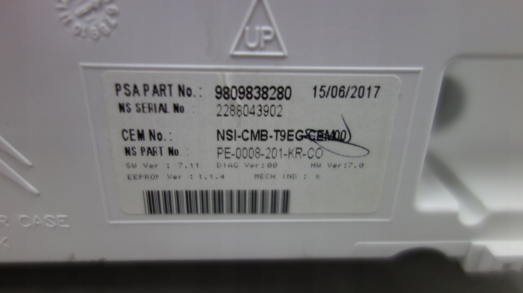 фото №3, Peugeot 308 лічильник прилади 9809838280