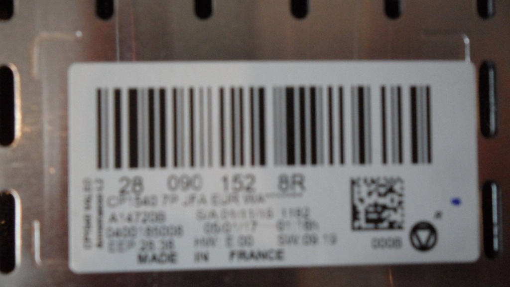 фото №4, Дисплей панель navi renault scenic iv