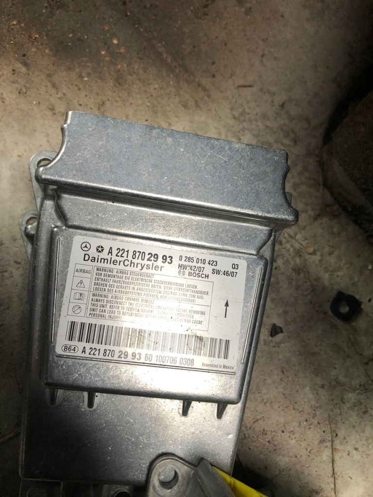 фото №5, Mercedes w221 w216 датчик модуль подушка безпеки різні nr