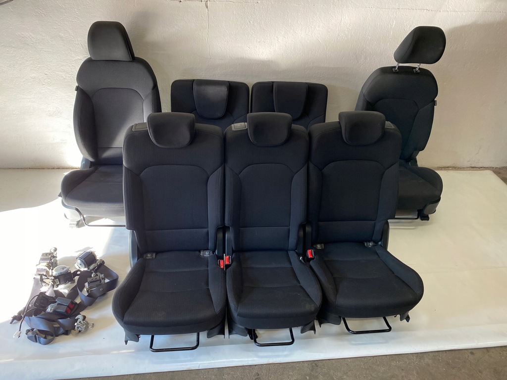 фото №1, Сидіння 3 ряди kia carens iv матеріал ładne