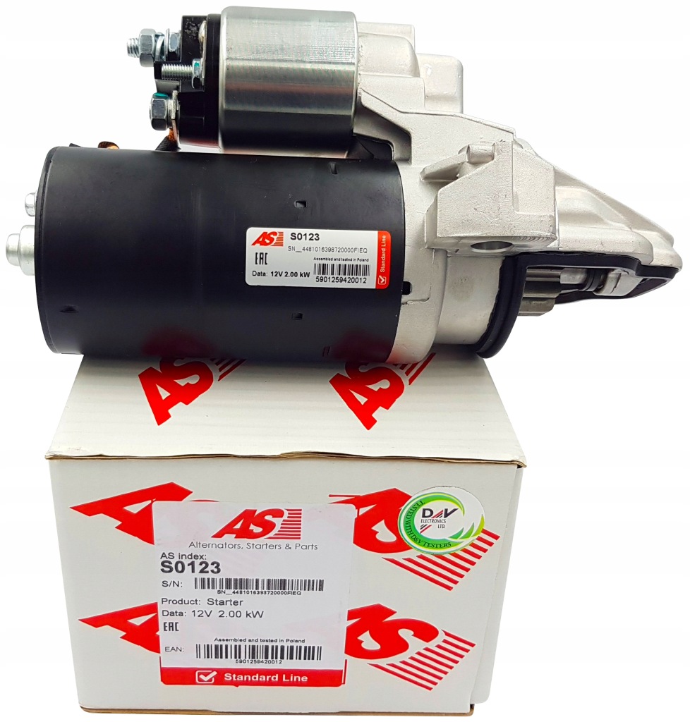Купить Стартер 12v as-pl к fiat ducato 2.2d