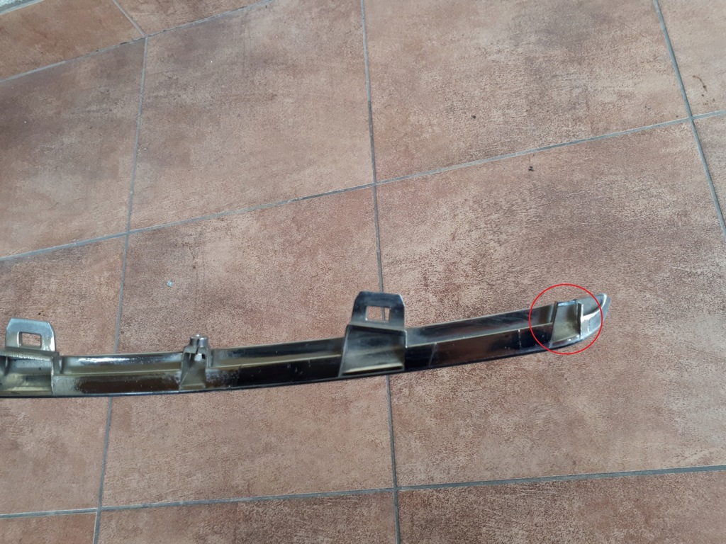 фото №7, Kia soul 2014-2017 14- хром нижній молдинг бампера