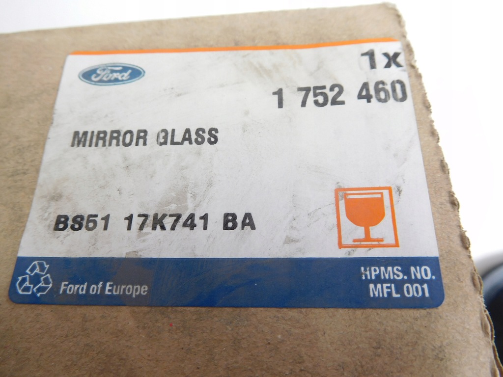 фото №7, Вкладиш дзеркало зовнішнього lewego ford ka 1752460