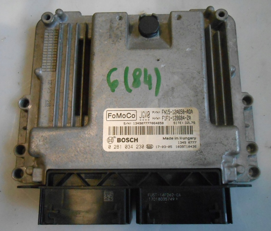 фото №1, Ford ecosport 17r 1,5tdci бортовий комп'ютер 0281034230