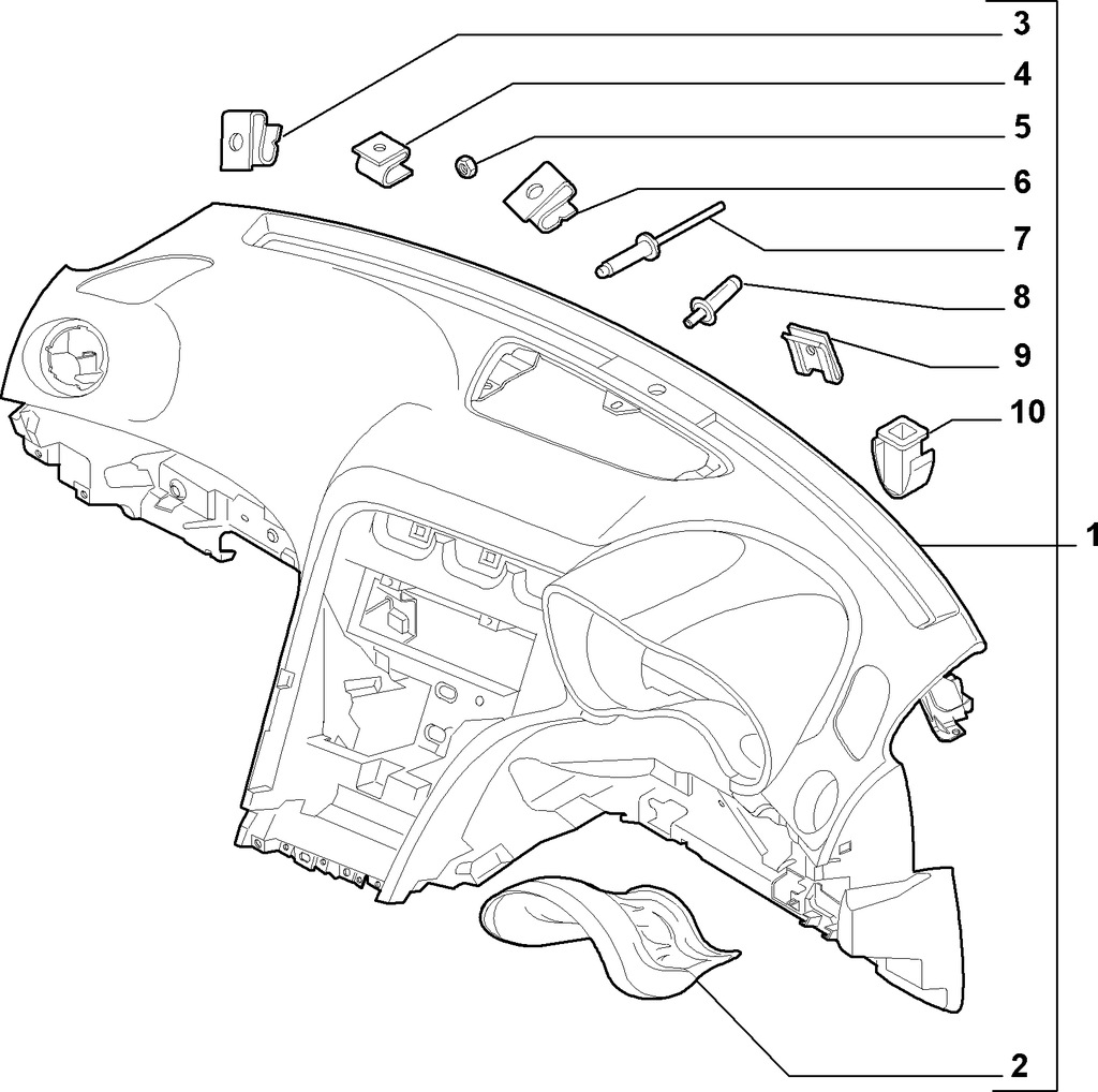 фото №9, Накладка панели приборной панели alfa romeo 156071214