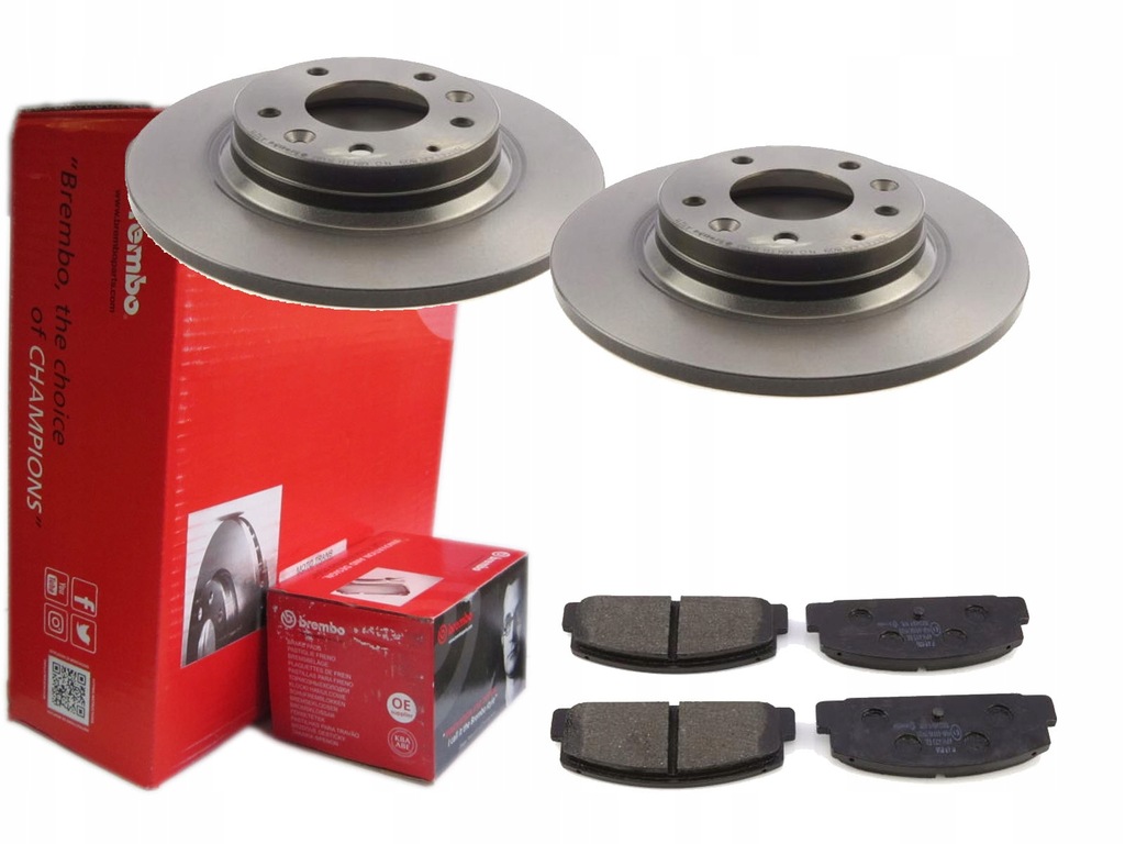 фото №1, Тормозные диски + тормозные колодки brembo задняя mazda 6 gg gy gh