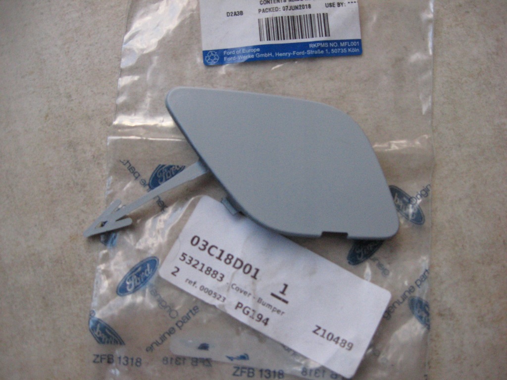 фото №1, Заглушка фаркоп - перед - ford mondeo mk5