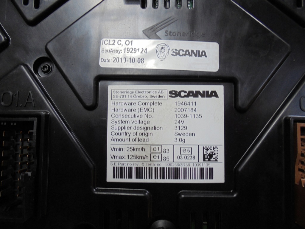 фото №4, Счетчик приборы приборная панель scania