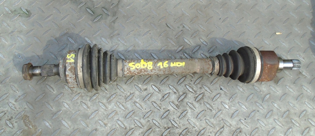 фото №1, Peugeot 5008 1.6 hdi приводной вал левая короткий