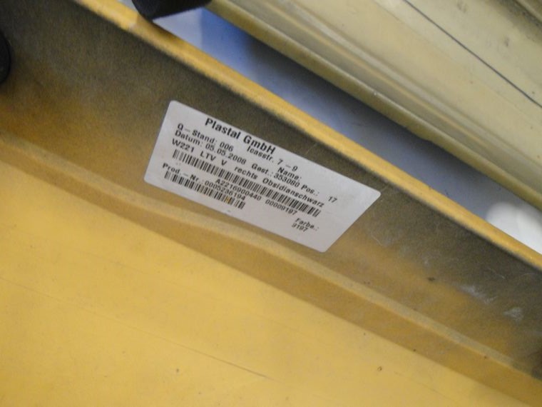 фото №7, Mercedes s klasa w221 молдинг порог левая правая