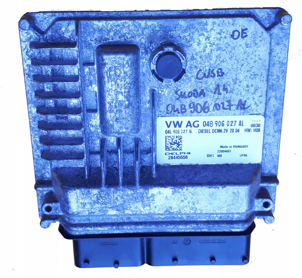 фото №1, Ecu skoda rapid 1.4tdi cusb 04b906027al dopiszę