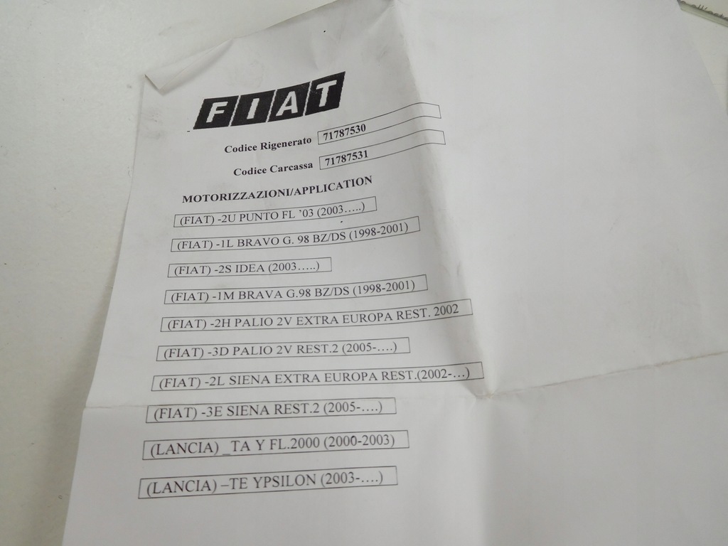 фото №8, Корпус дросель fiat palio siena 71787530