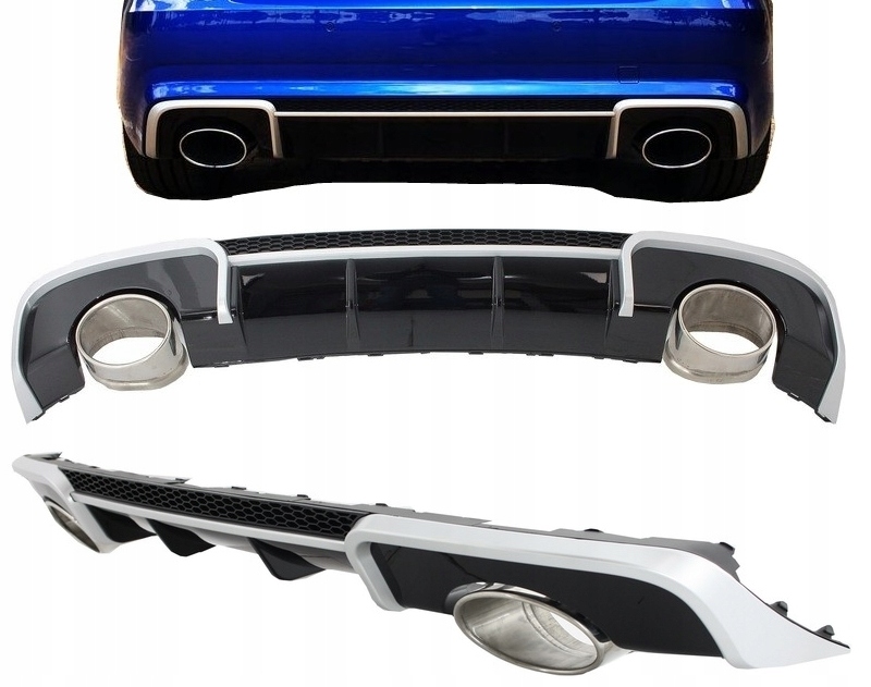 фото №1, Диффузор спойлер audi a3 8v sportback hb -15 wz rs3