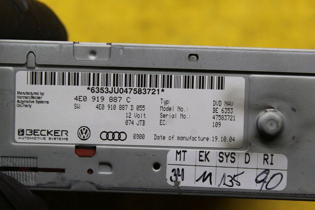 фото №7, Считыватель навигации becker a8 d3 4e0919887c