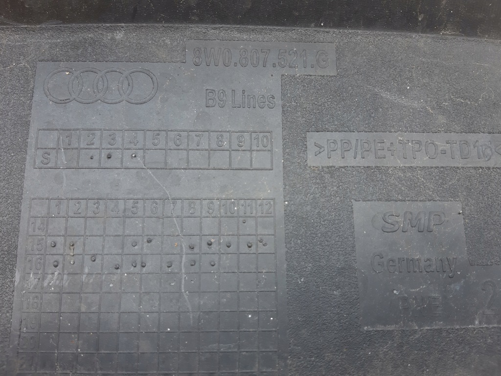 фото №8, Дифузор спойлер бампера задня audi a4 b9 s-line