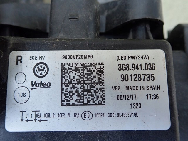 фото №7, Лампа правая фара vw arteon full led 3g 17-