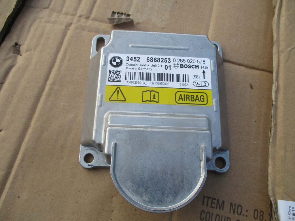 фото №1, Bmw 3 f30 f31 6868253 модуль датчик подушка безпеки