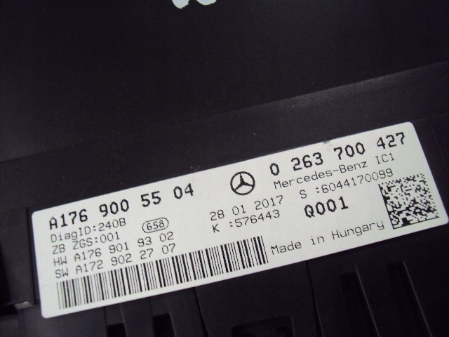 фото №8, Лічильник прилади mercedes a-klasa w176 a1769005504