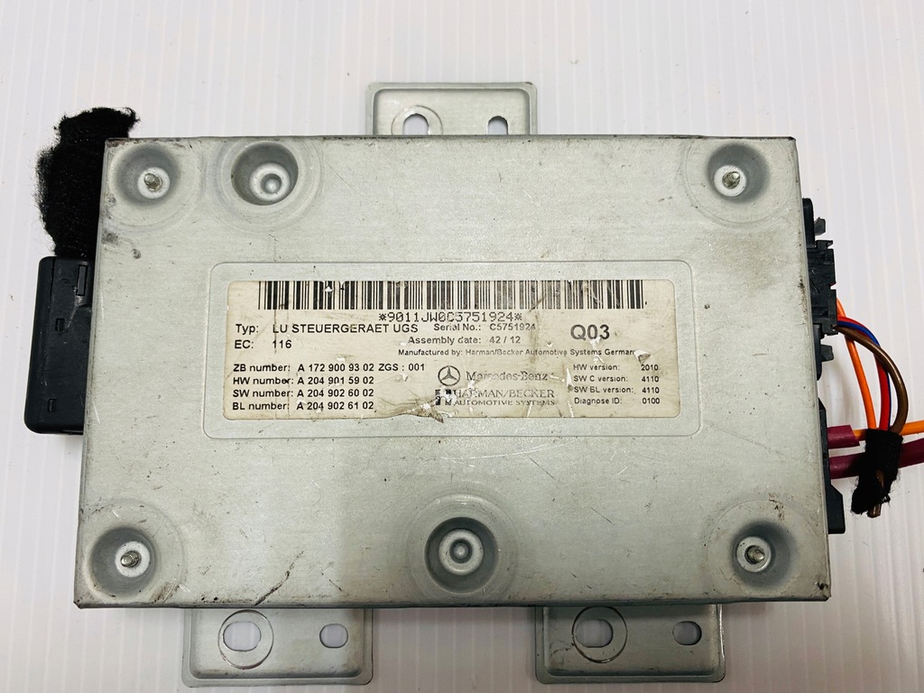 фото №1, Mercedes w166 модуль блок управления gsm a1729009302