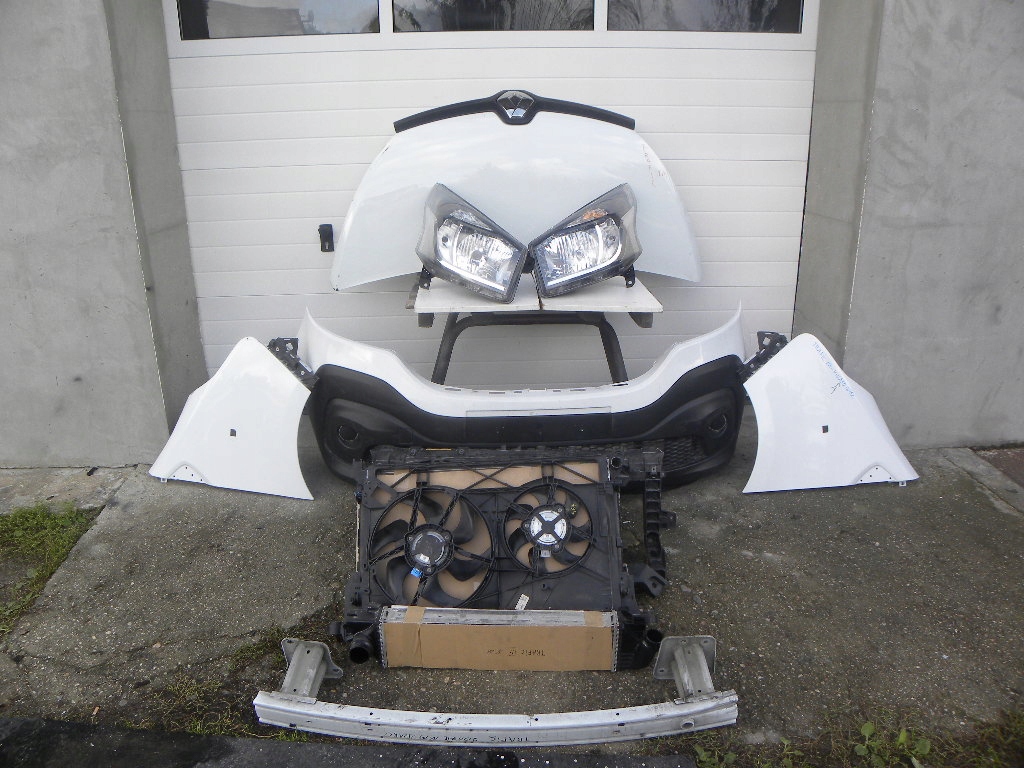 фото №1, Renault trafic iii капот, лампы, бампер