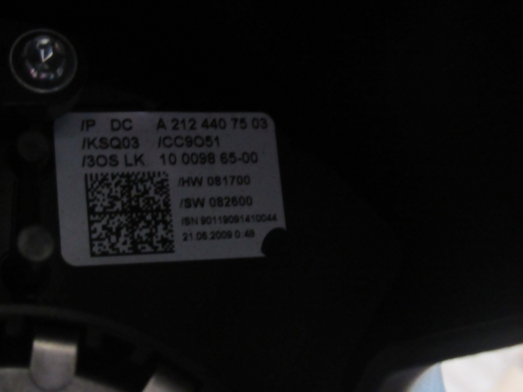 фото №3, Mercedes a2124407503 перемикач з стрічка