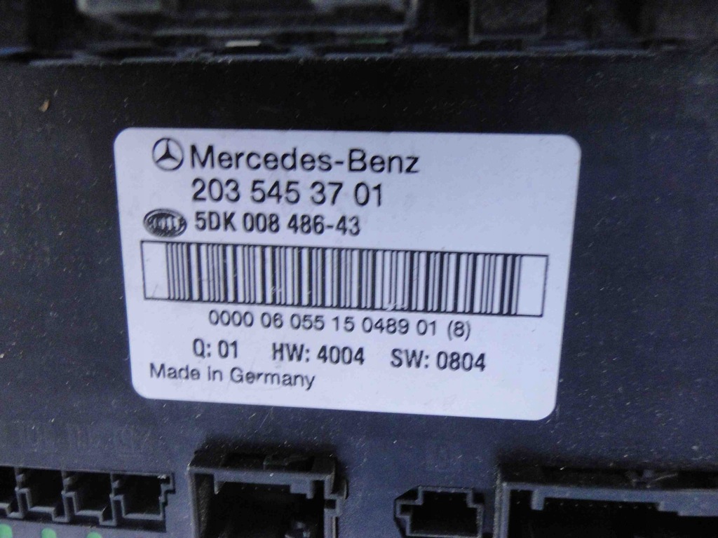 фото №6, Mercedes c klasa w203 модуль двигуна a2035453701