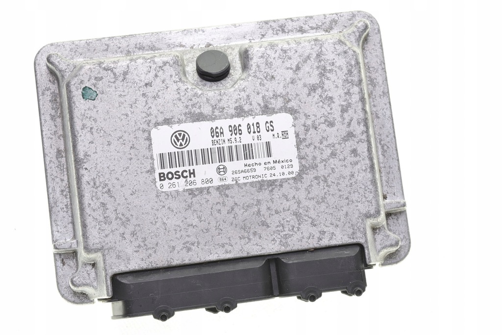 фото №1, Бортовой компьютер new beetle 2.0 06a906018gs 0261206800